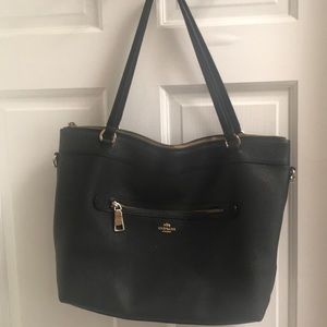 Authentic coach tote black